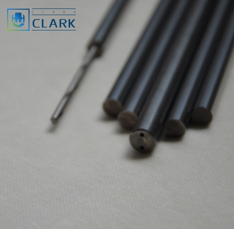 Hard Metal Tungsten Rod Cylinder Bar with Central Coolant Duct for Making Machine Tools