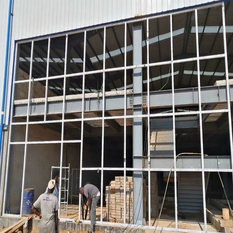 Henan Storage Polycarbonate Greenhouse Prefabricated Steel Structure Farm Plant for Chicken