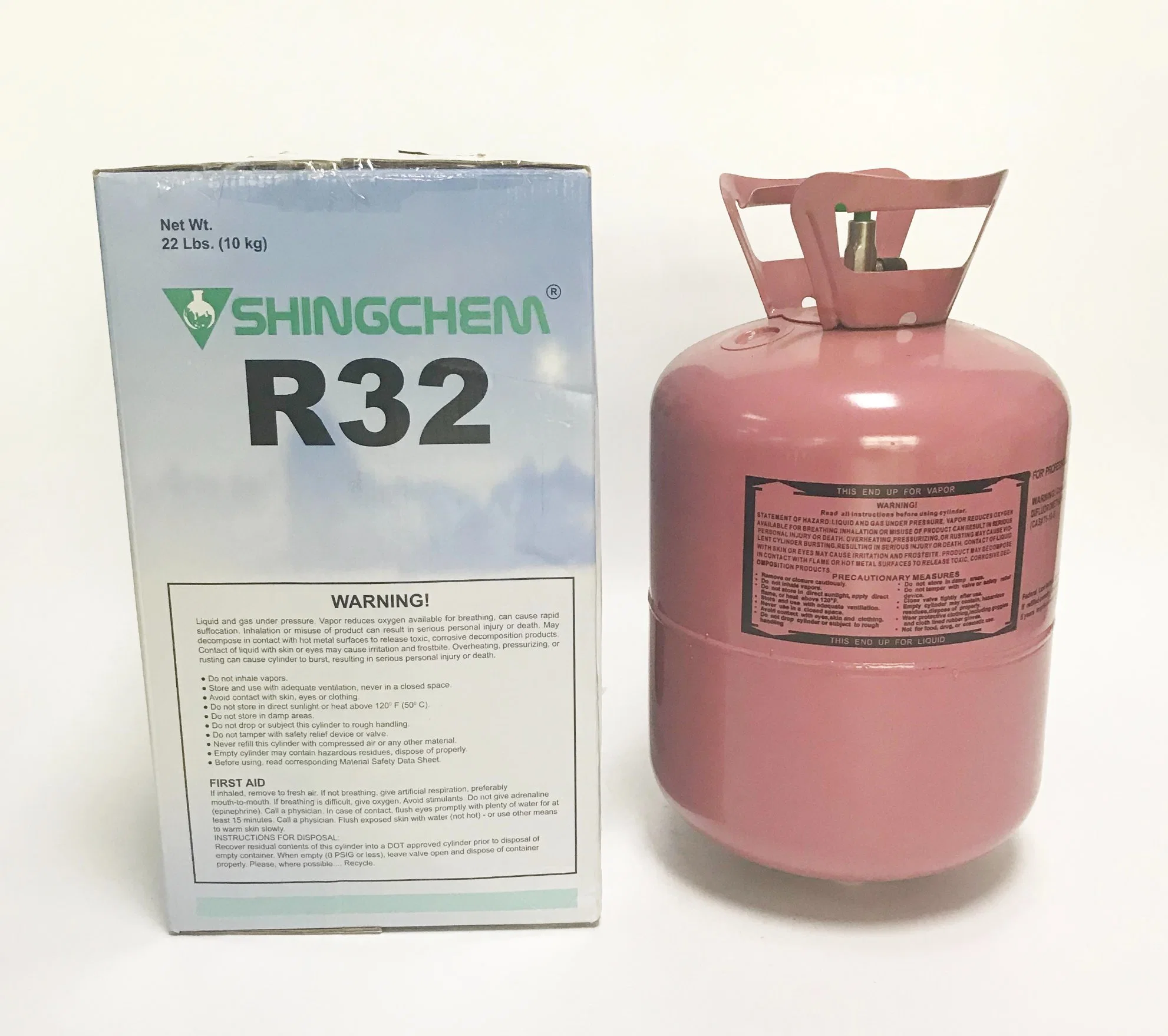 Comercio al por mayor de gas refrigerante ecológico R32 para la sustitución de R410A.