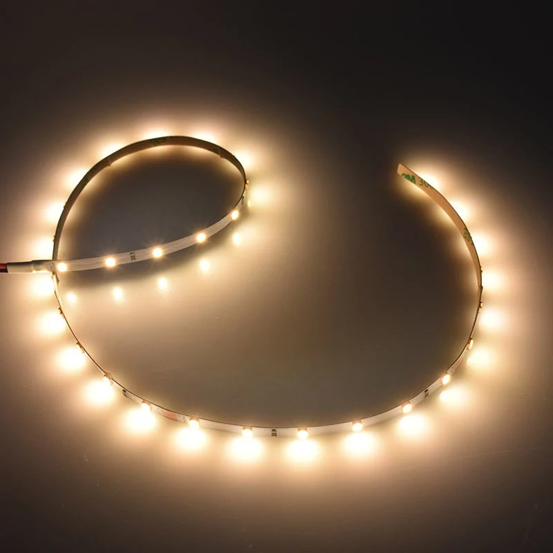 5m/Roll 4.8W/M IP20 1300lumen/Meters DC 12V 60LEDs/M Double Side PCB Cuttable SMD 2835 LED Strip Used for Parties, Weddings