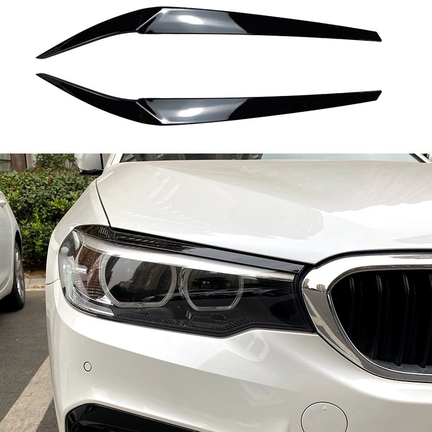 ABS Plastic for BMW 5 Series G30 525I 530I 2017-2021 Headlights Eyebrows