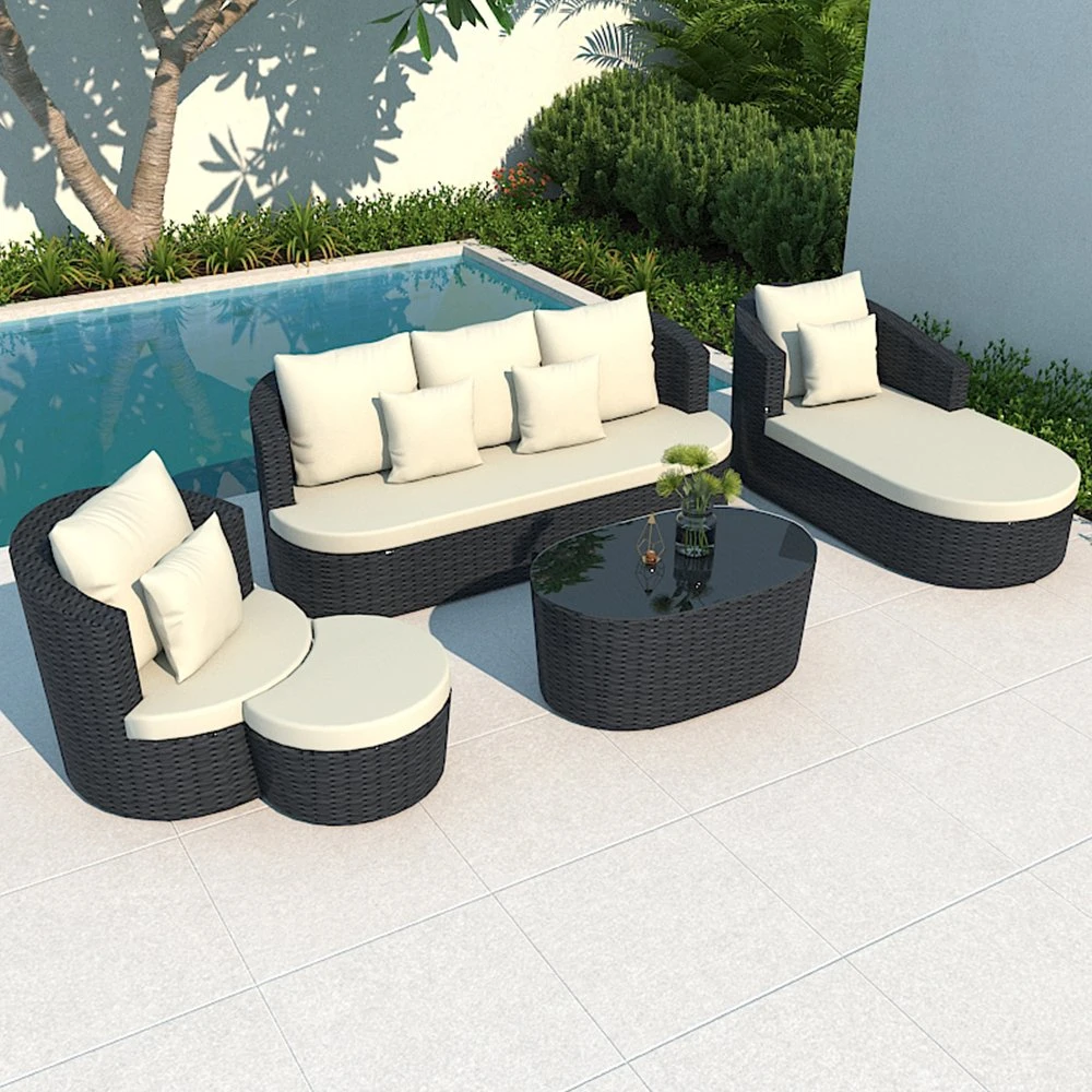 Top-Qualität Aluminium Rahmen Gartenstühle Set Sofa Gartenmöbel
