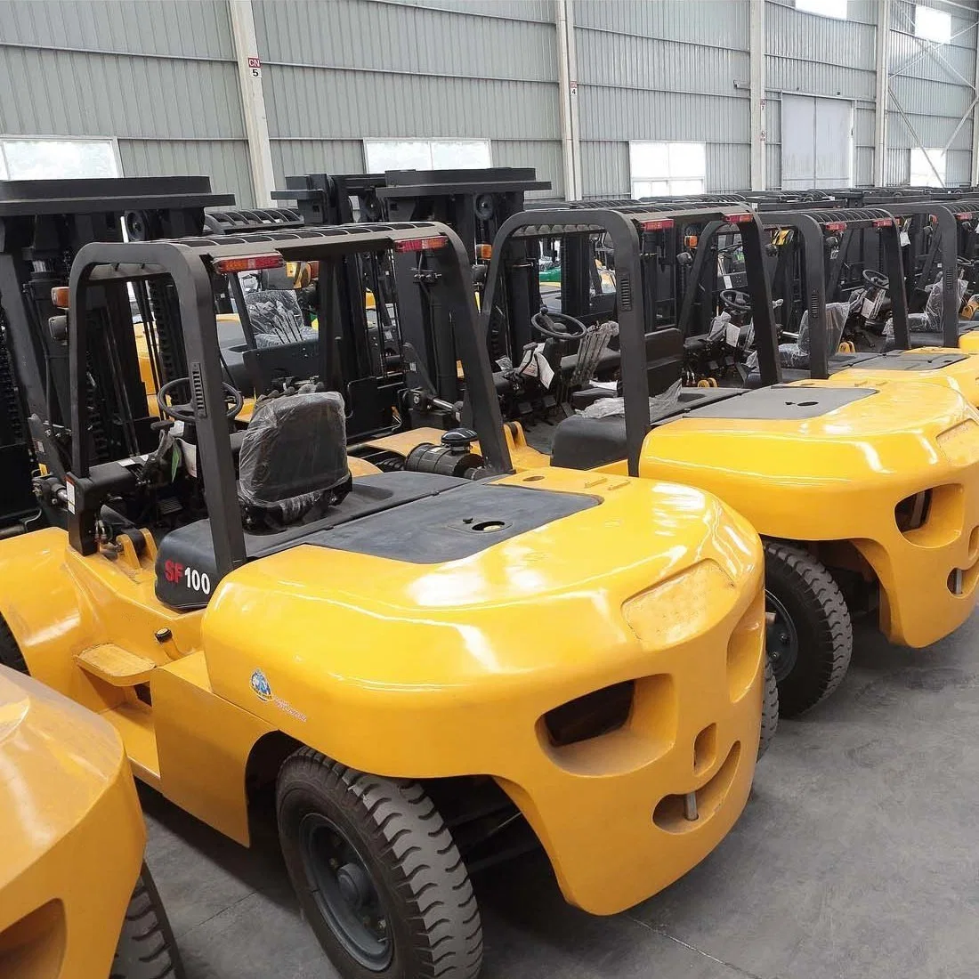 7 Ton Forklift Material Handling Equipment with Paper Roll Clamp