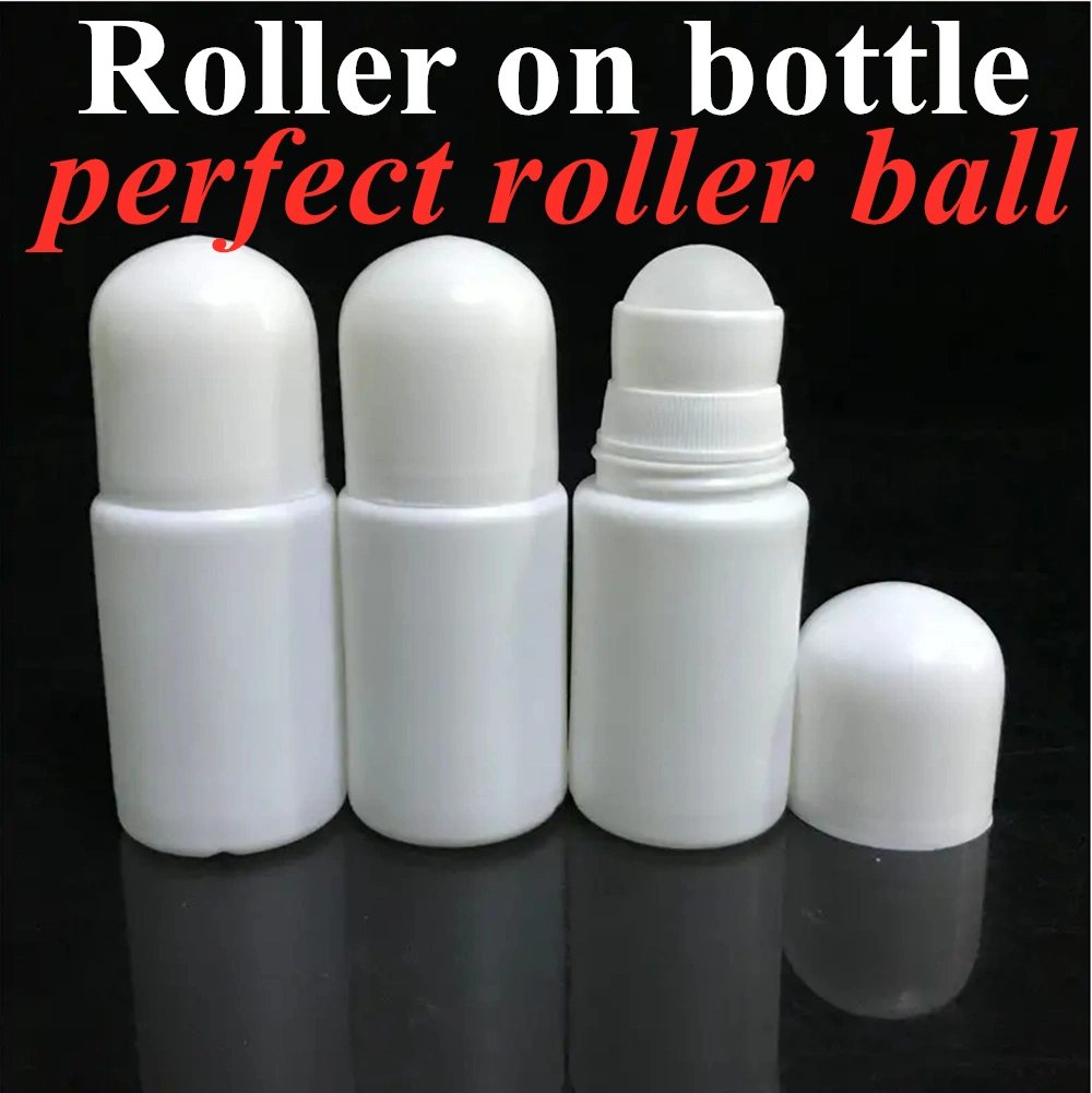 Hot Sale Wholesale/Supplier Cheap Empty Round White Perfume HDPE Plastic Roller on Bottles for Essential Oil