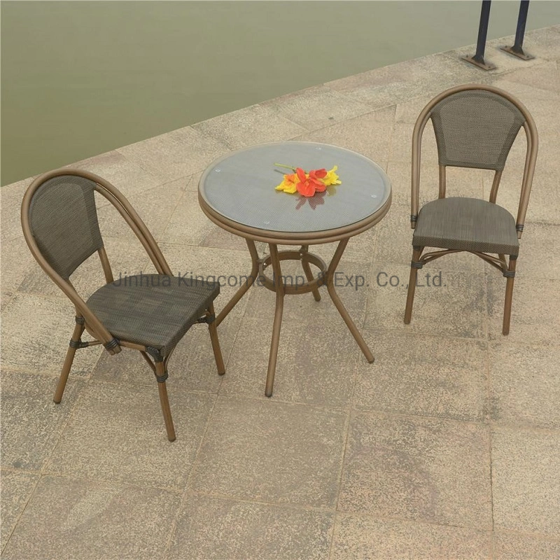 Outdoor Round Coffee Table with Modern Design