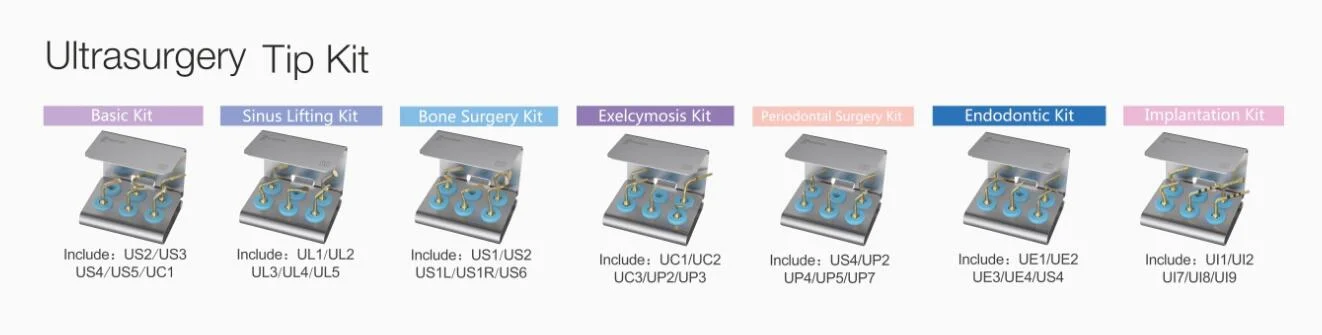 Woodpecker Dental Scaler Tips Compective with EMS