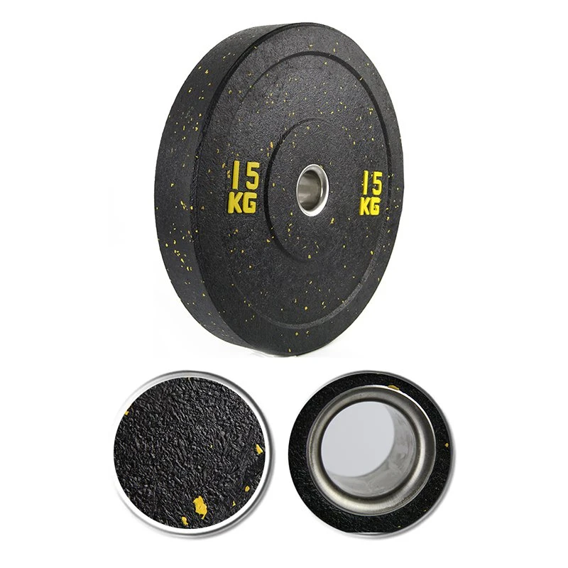 Fitness Competition Rubber Weightlifting Barbell Rubber Weight Plate