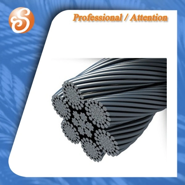 استضافة 6X36ws Uncanzied Steel Wire الحبل