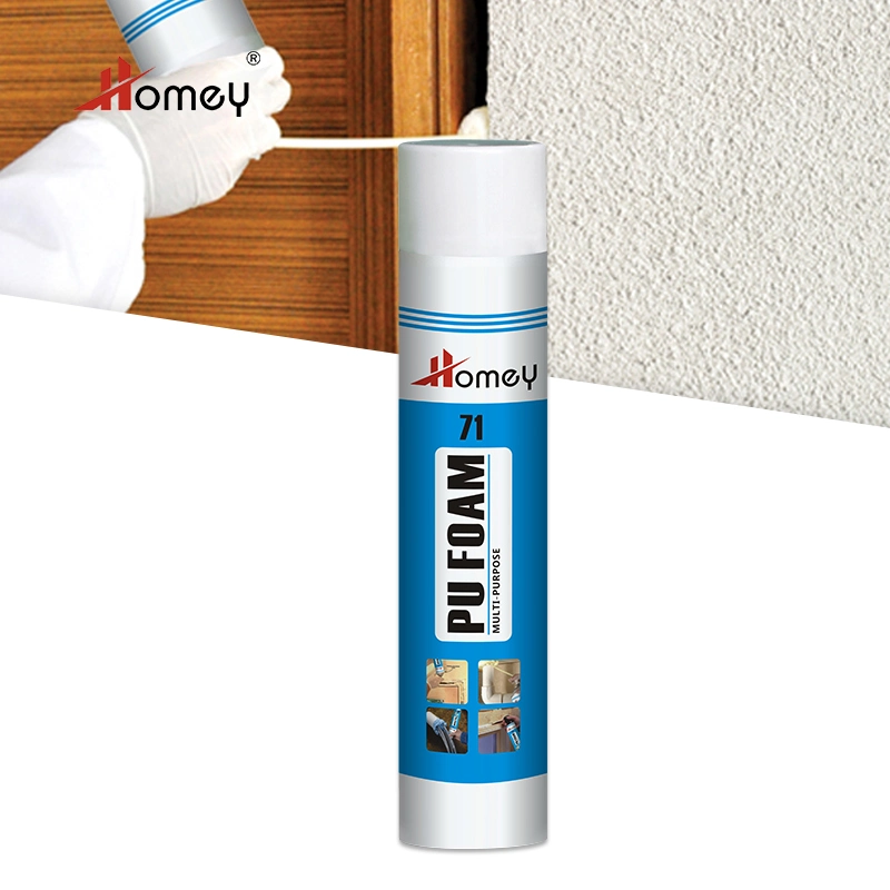 Homey Customized Brand Ready to Use Door Frame Fixing Economical PU Foam Spray