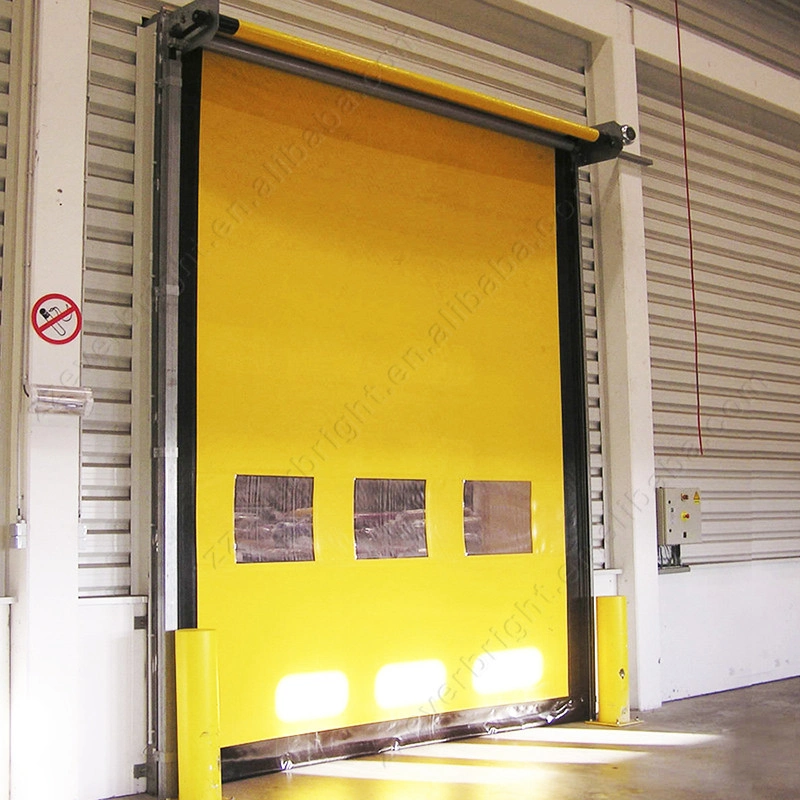 Automatic Fast Industrial PVC High Speed Sheet Shutter Door