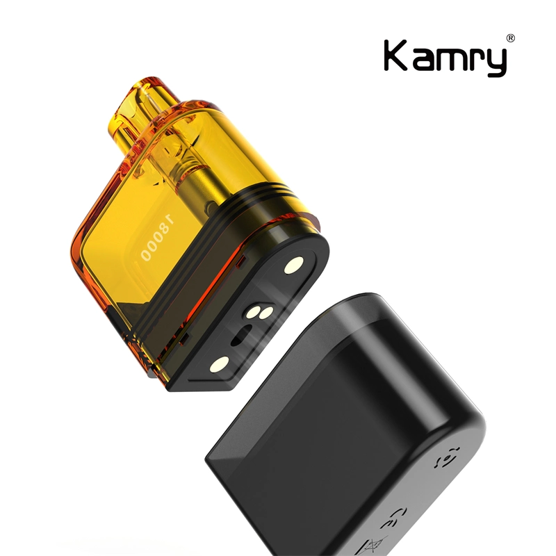 Kamry Bar Self Modeling Disposable/Chargeable Vape Refillable Pod 18000 Puffs Wholesale/Supplier Disposable/Chargeable Atomizer