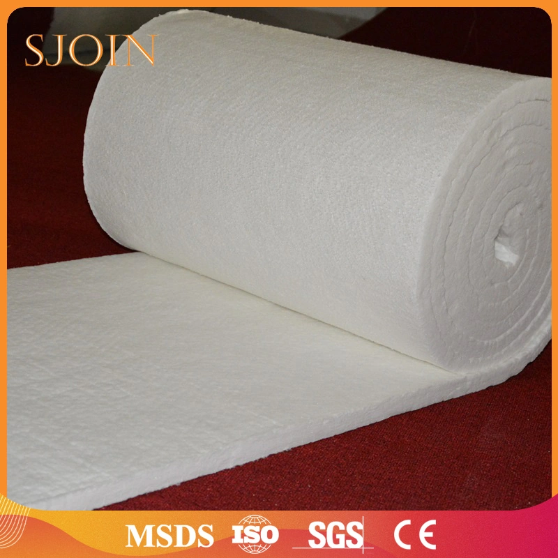 Factory Price 1260 Degree Refractory Alumina Silicate Needle Ceramic Fiber Insulation Blanket Thermawrap Insulation Thermal Insulation Material