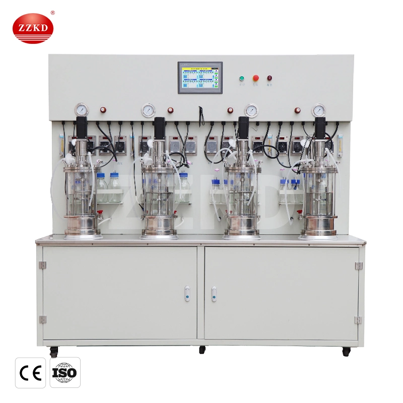 Hot Sale Bioreactor Glass Reactor 1L 2L 3L 5L 7L 10L Laboratory Small Glass Bioreactor Fermenter