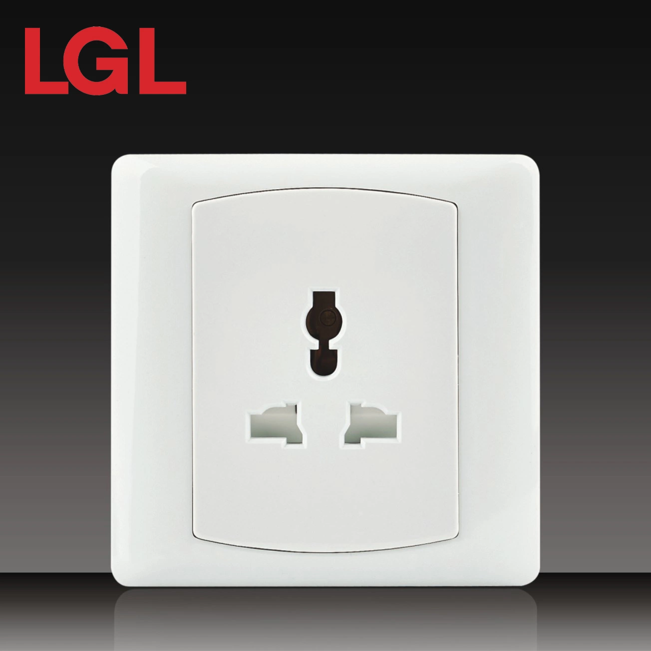 High Quality PC Material Wall Electrical 1gang Switch+ Mf Socket (DK18)