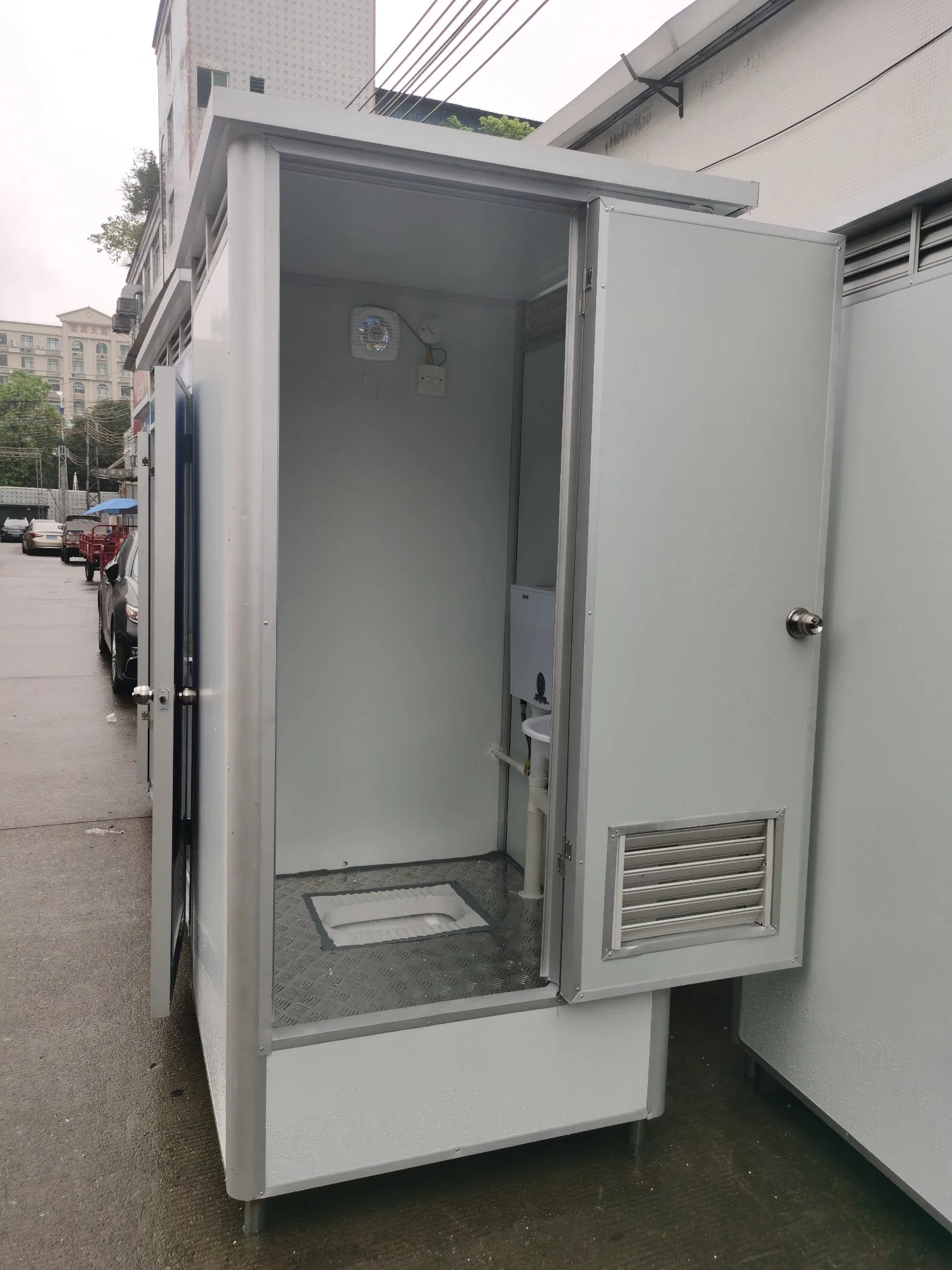 Temporary Portable Public Ablution Block Container Toilet on Building Sites