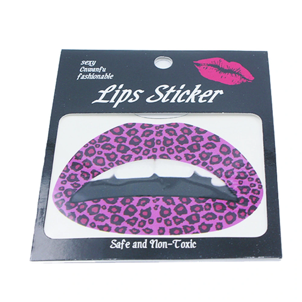 Party Gift Sexy drôle Stage maquillage Performing Lip Tattoo Sticker