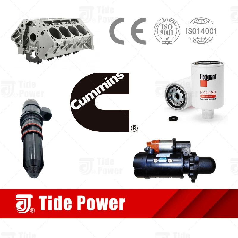 Dcec Dongfeng Cummins Engine Co., Ltd. 6kw Filtro de agua ltaa220WF2073 CORREA TRAPEZOIDAL C3911620 Filtro de aire Kw2448c2 Turbo Kit de servicio