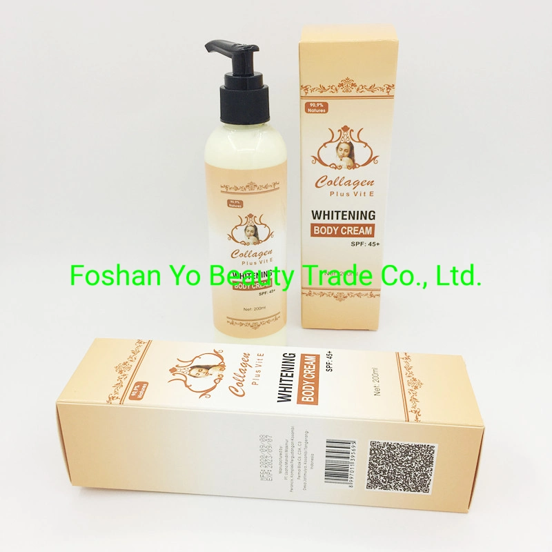 Super Collagen Whitening Body Beaching Lotion with Good Price 200ml