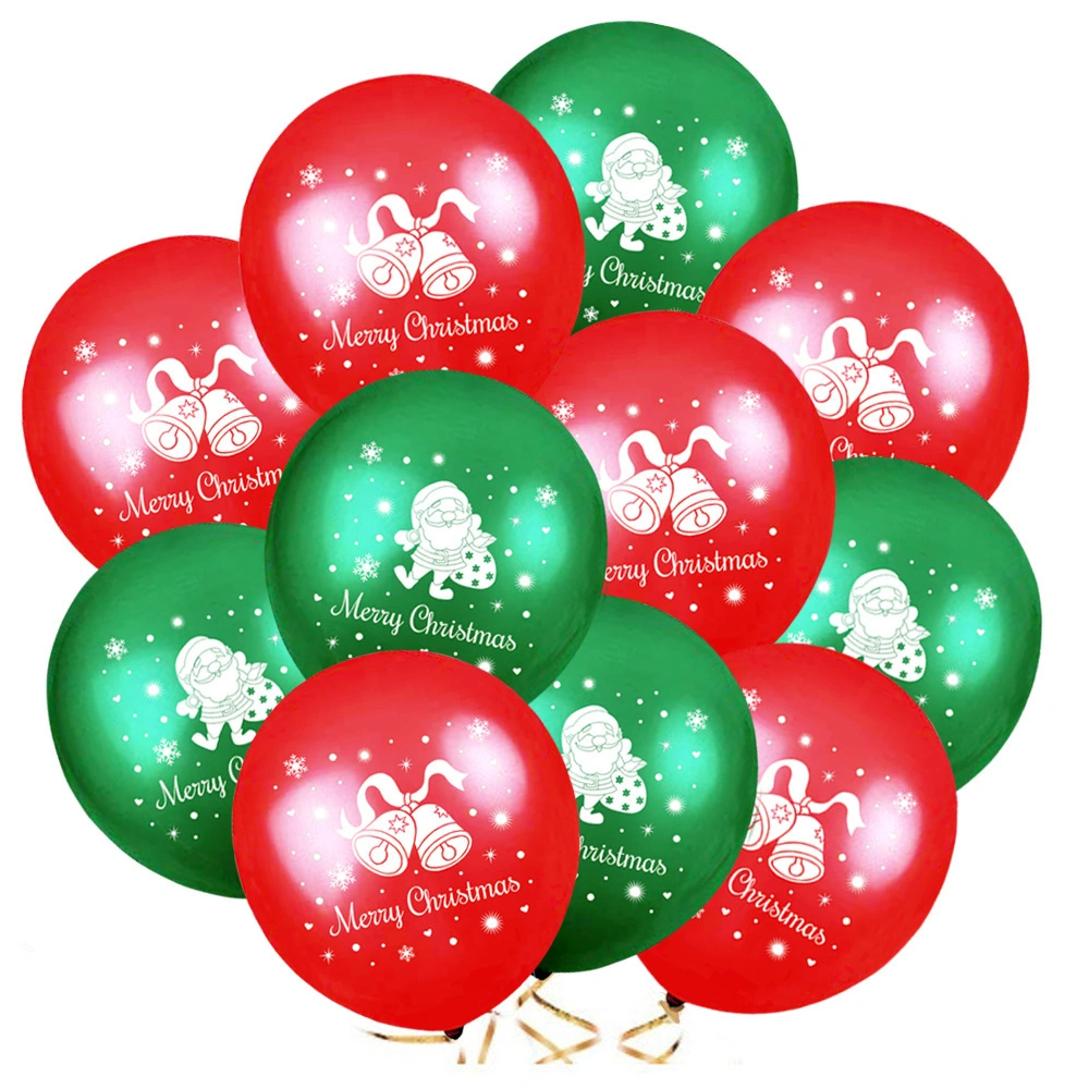 Wholesale/Supplier 100PCS Christmas Latex Balloon Set Merry Christmas Party Decoration 12 Inch Sequin Balloons