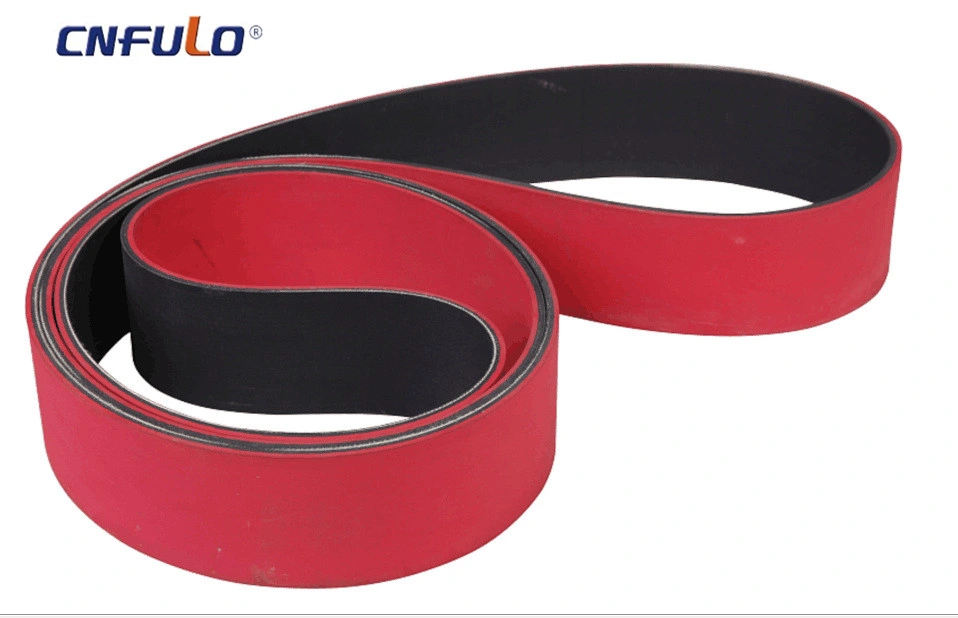 OEM Standard Red Rubber Coated Timing Belt for Vffs Packing Machines