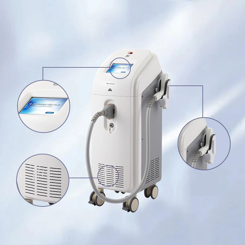 Laser Tattoo Removal Q Switch Equipment Tattoo Removal Q-Switched ND: YAG (1064nm-532nm) Laser Beauty Machine (HS-250E)