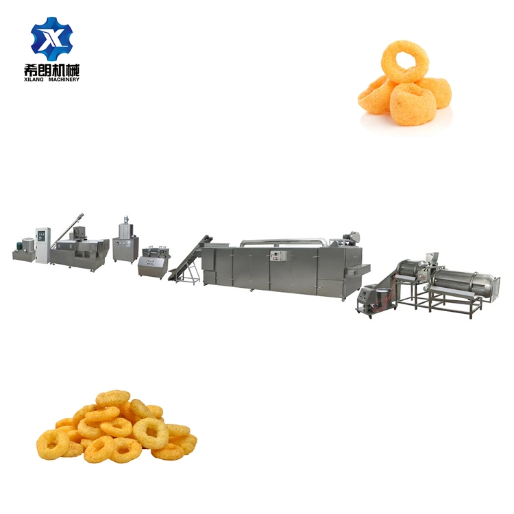 extrusionadora de husillo doble extruida de procesamiento de alimentos productos alimenticios de extrusión de cereales de desayuno comida merienda del equipo de extrusión de la extrusora