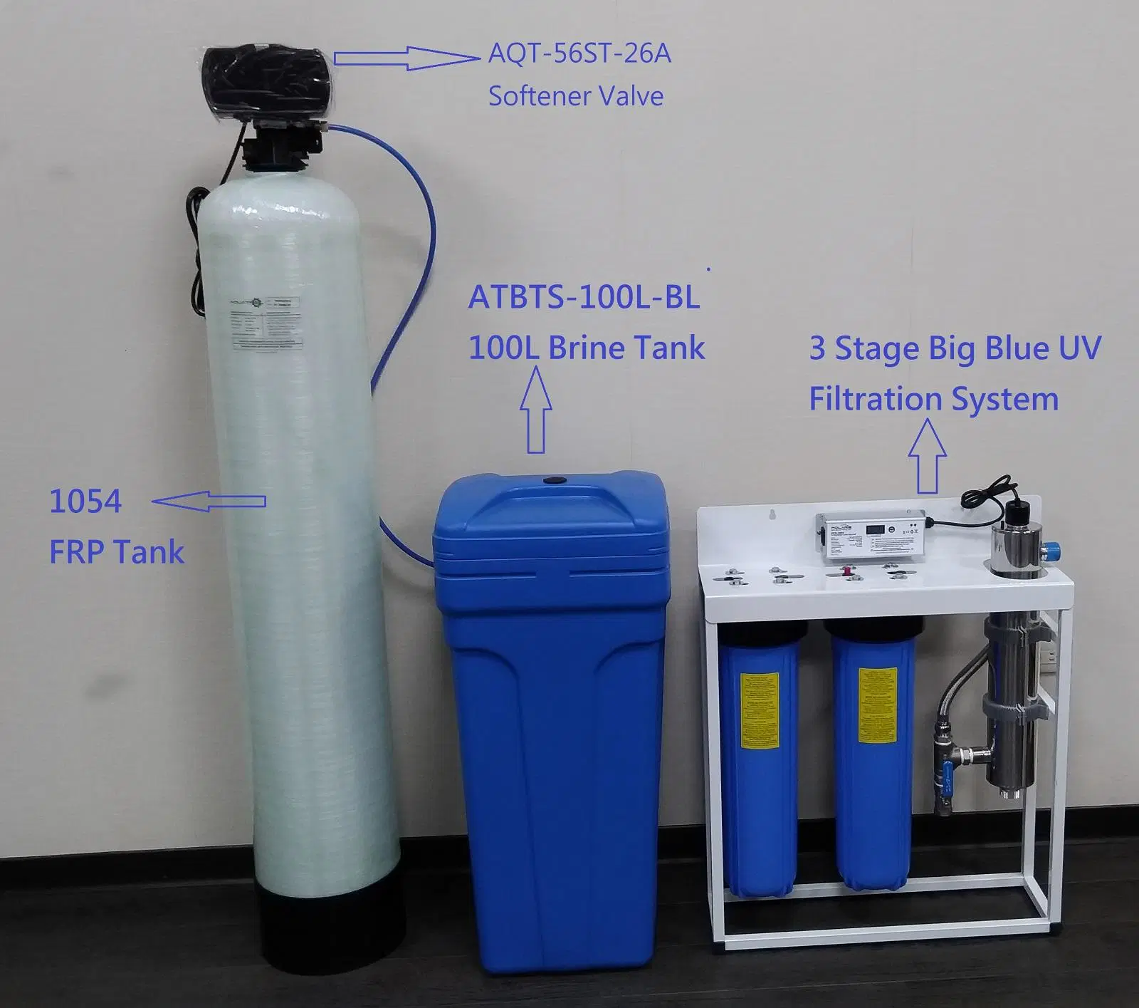 Brackish Water Softening Water Softer System Automatic Hard Well Water Softener for Irrigation