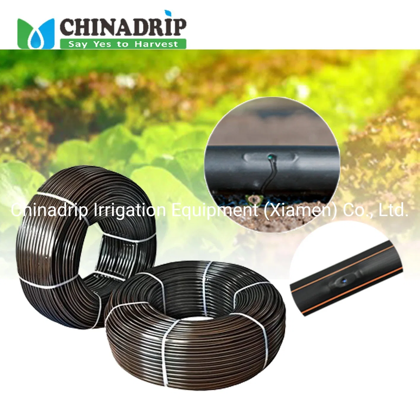 Agriculture Farm Drip Irrigation System Pressure Compensating Drip Pipe Irrigation