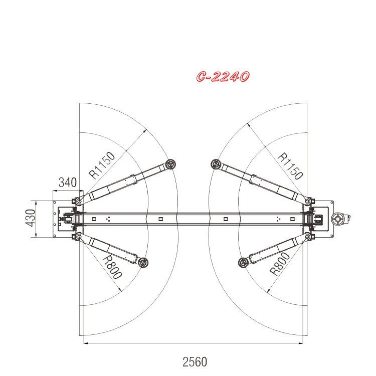 إصلاح سيارات معدات الرافعة لرفع المرفاع Vico Hoist