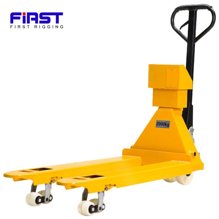 Hot Sale High quality/High cost performance 2000kg Weight Hand Pallet Truck with Scale