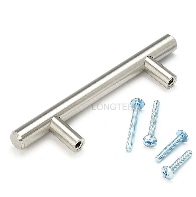 Stainless Steel T Bar Furniture Kitchen Cabinet Pull Knob Handle