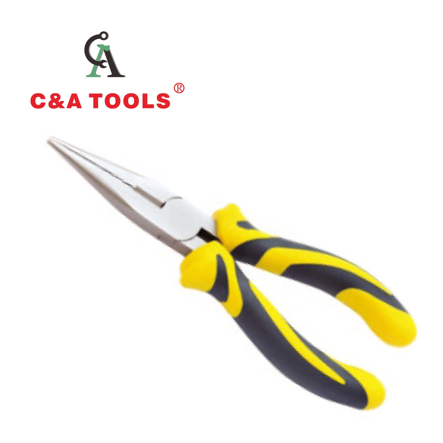 German Type Long Nose Pliers with PVC Handle