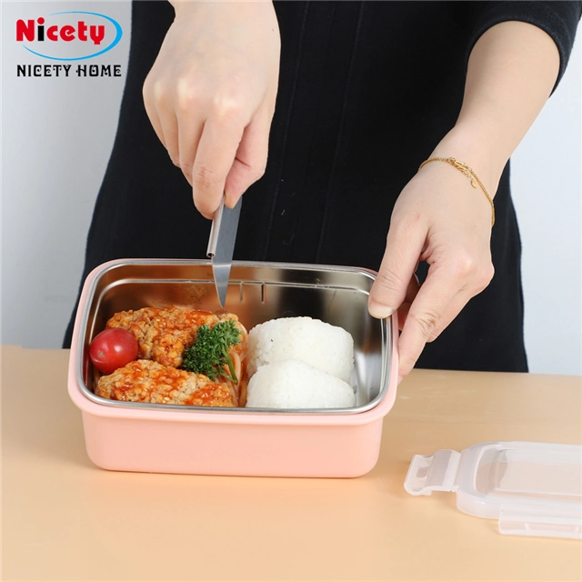 Microwave Square Non-Disposable Lunch Takeaway PP Plastic Food Box with Lid