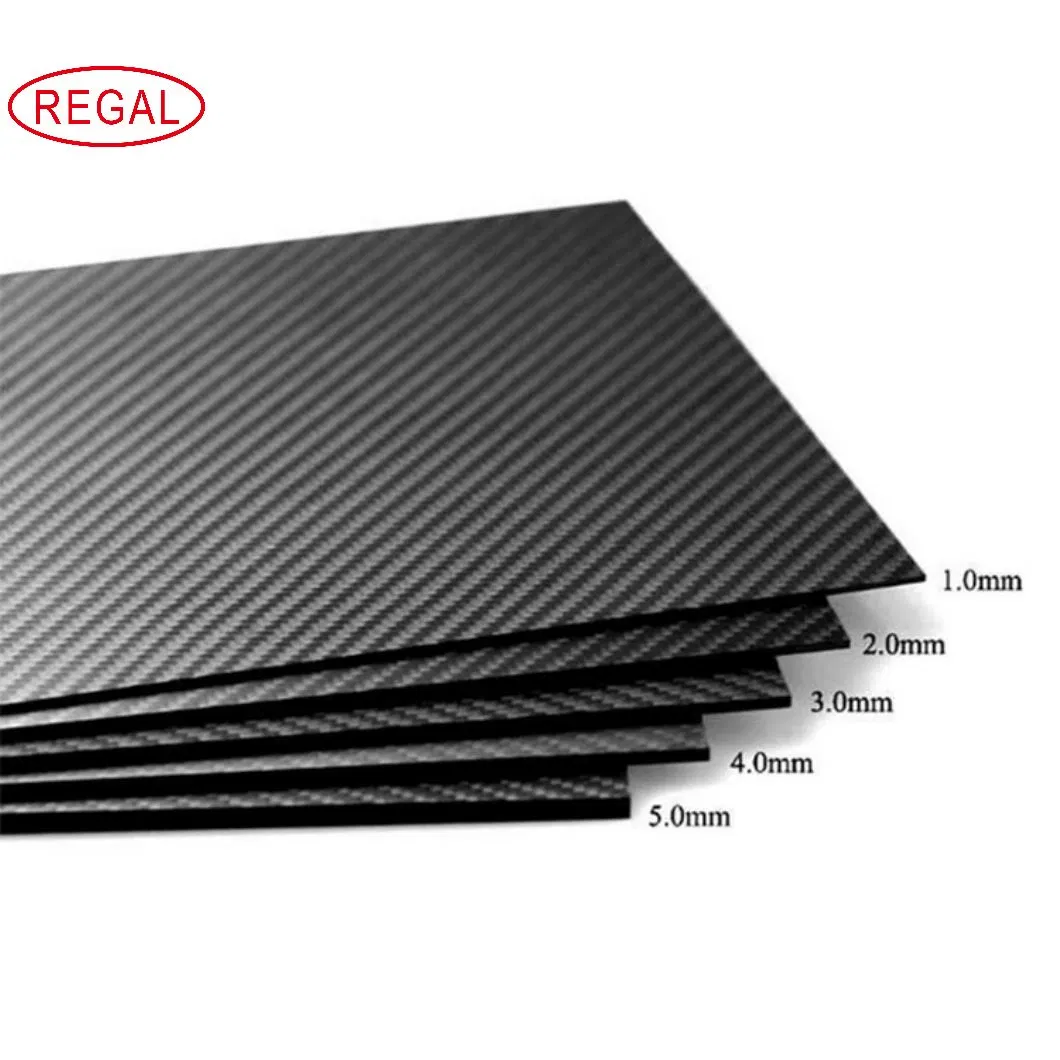 Venta caliente y de buena calidad de la placa de fibra de carbono/ Hoja con alta resistencia de corte