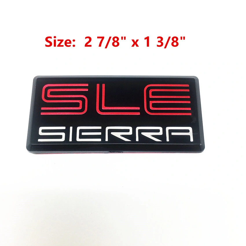 Sle Sierra Fit for Sle Jimmy Door Tailgate Letter Nameplate Emblem Sierra ABS Plastic Car Auto Trunk Rear Badge Decal Sticker Car Parts