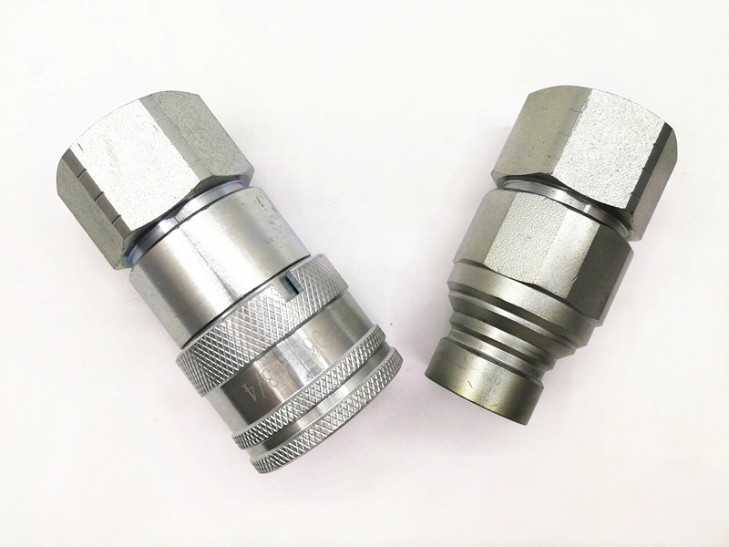 Flat Face Series Pneumatic Hydraulic Quick Coupling Fitting Joint Connector Coupler