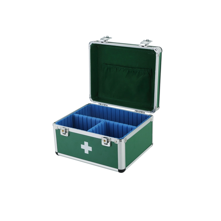 Médica de Emergencia personalizados Duro Aluminio Caja de primeros auxilios