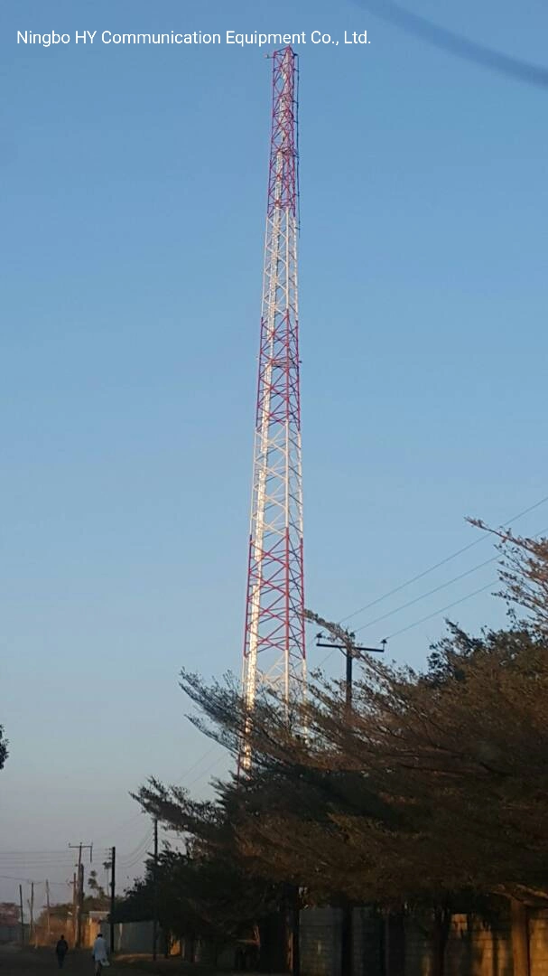 Telecommunication Steel Mobile WiFi TV Galvanized Tower with Brackets Accessories