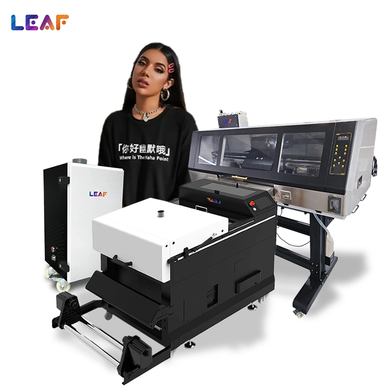 Leaf I3200 Double Heads Dtf Printer T Shirt Textile Fabric Digital Heat Pet Film Dtf Printer