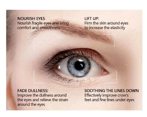 La rosa de Milee Anti-Wrinkle Eye Crema Hidratante Anti-edad reposición Quitar bolsas aclarar las ojeras arrugas cuidado ocular