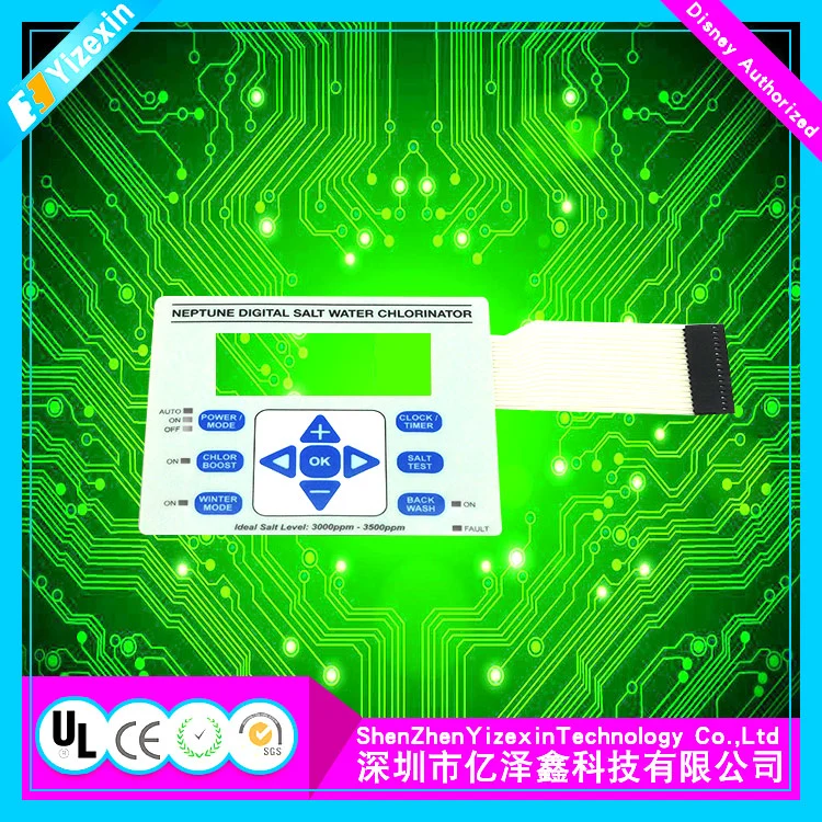 Cheap Push Button Membrane Switch with LED