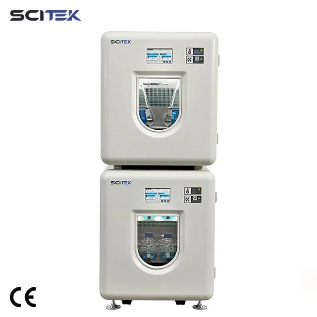 SCITEK 282L Stainless steel CO2 Incubator Stackable Double-layer glass door Incubator