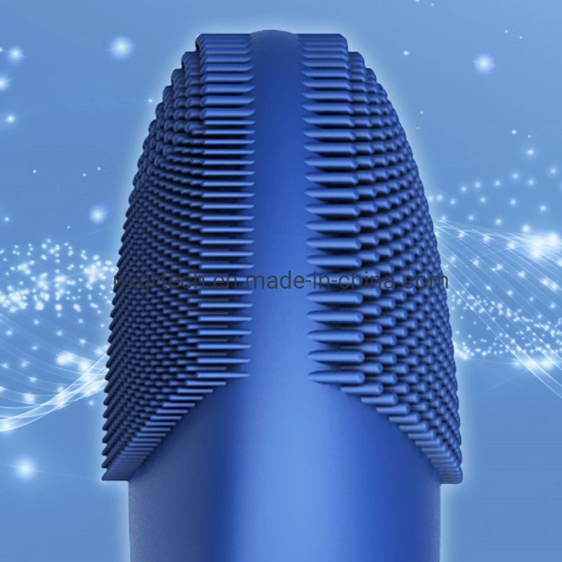 Electric Facial Cleansing Brush Ipx7 Waterproof Silicone Face Cleaner Deep Pore Cleaning Skin Massager Face Cleansing Brush