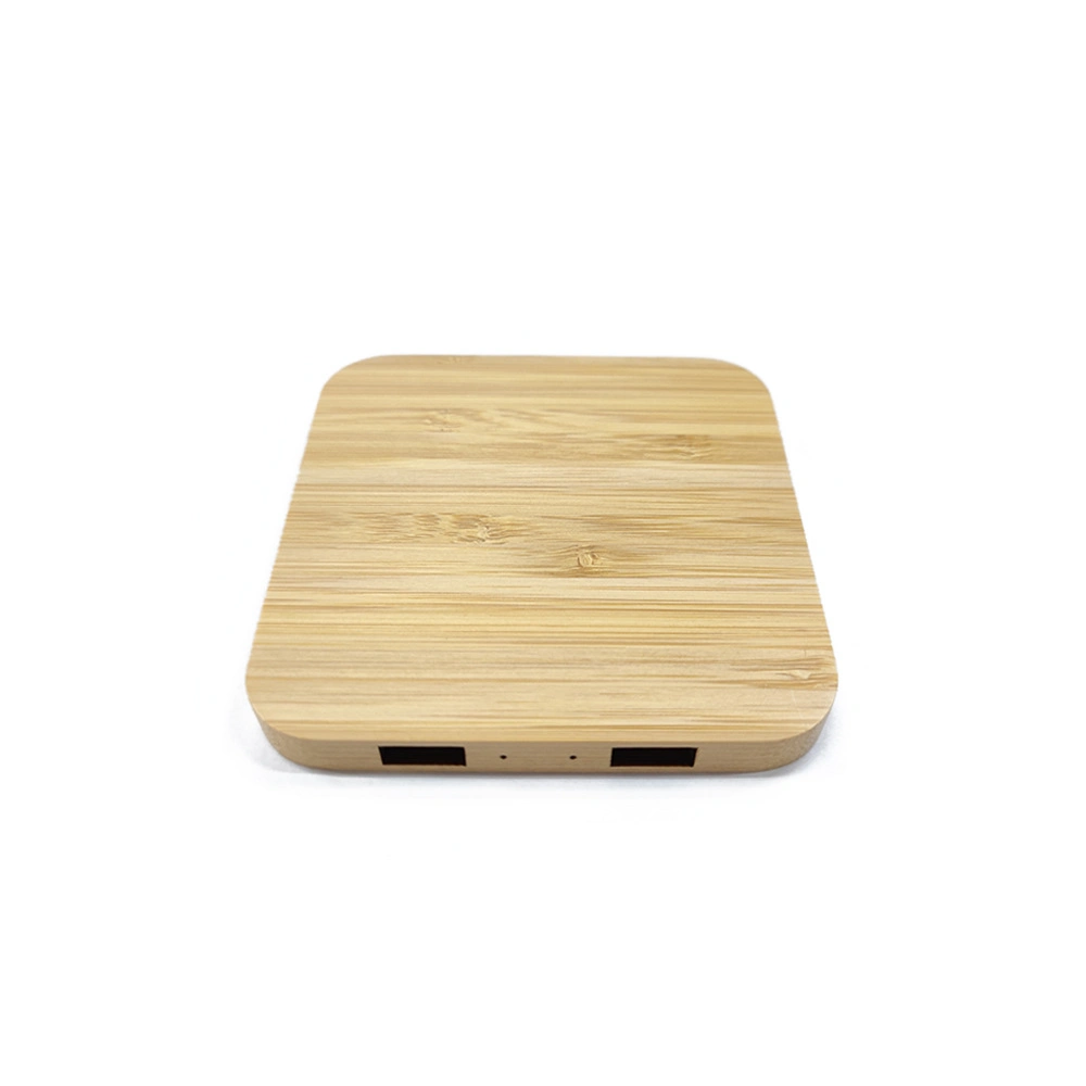 Bamboo Wooden with FSC Certified Eco Fast Qi Wireless Charger