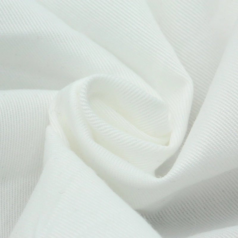 Tissu de coton/polyester Tissu à armure sergé CVC 60/40 T/C Tissu à armure sergé Vêtements de travail