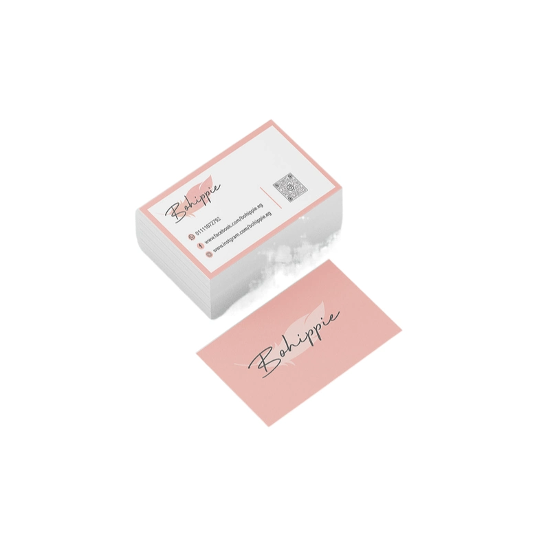 Customized Printed Pink Card Business Cards Name Card