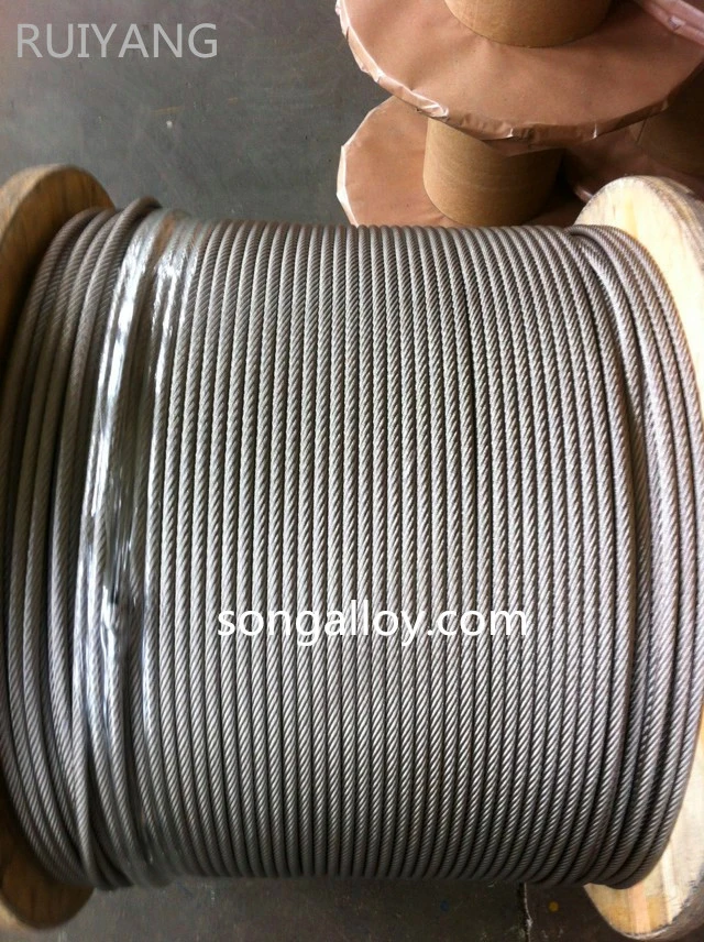 AISI304 Stainless Steel Cable 7*7 Aircraft Cable