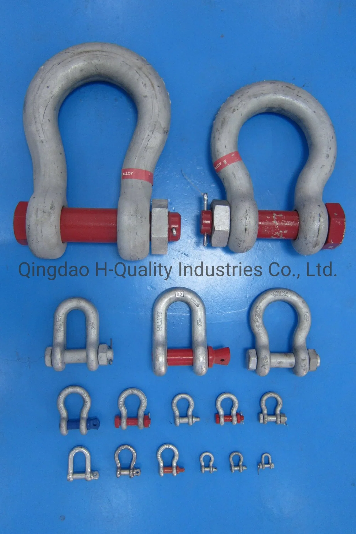 Rigging Hardware Drop Forged Carbon Steel U. S. Type 215 Shackle