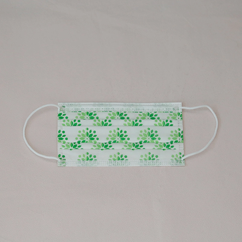 China Suppliers Wholesale/Supplier Surgical Medical Disposable Adult Chromatic Green Face Mask