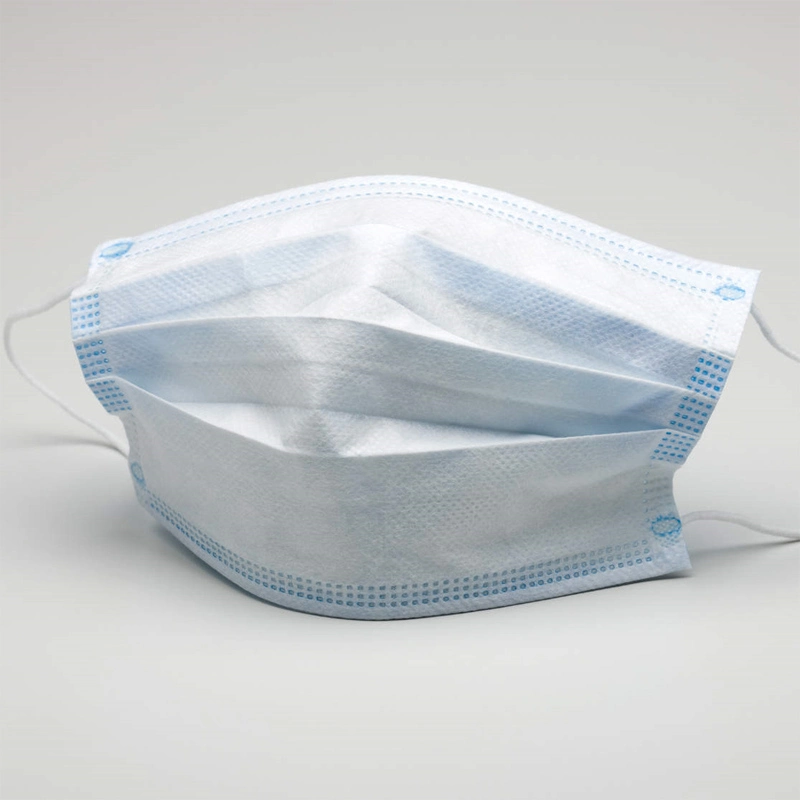 Non-Woven Anti Virus Surgical Mask Individual Pack Earloop Made in USA